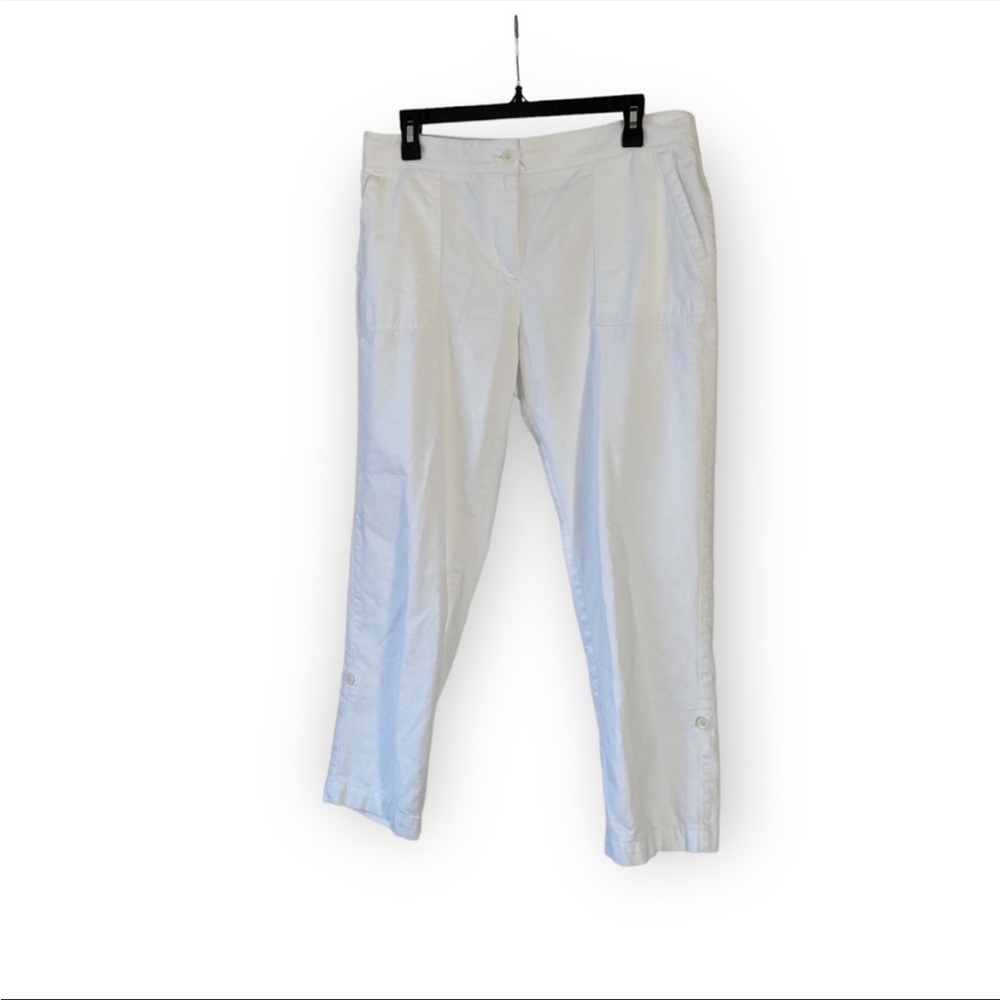 4/$15 Talbots White Cropped Pants